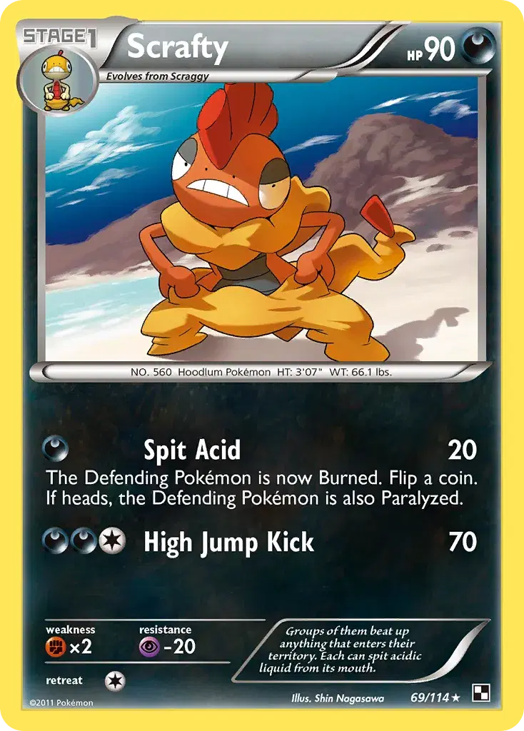 Scrafty Black & White 69