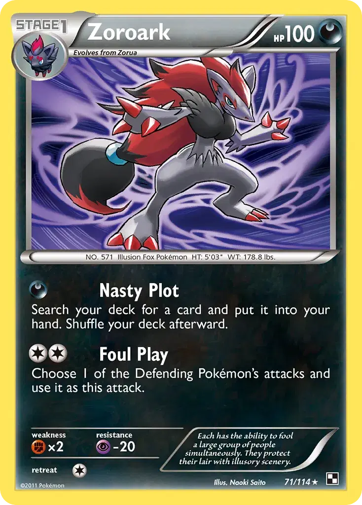 Zoroark Black & White 71