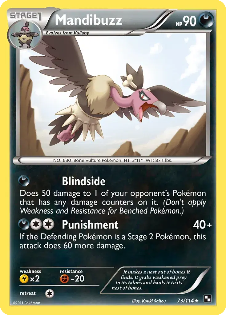 Mandibuzz Black & White 73