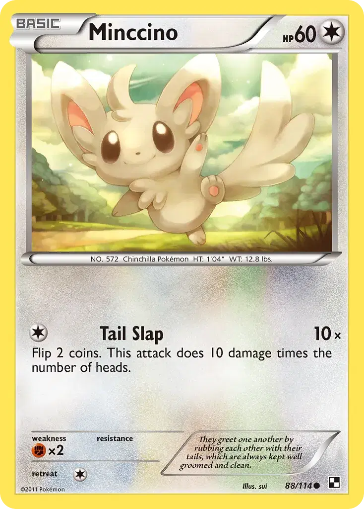 Minccino Black & White 88