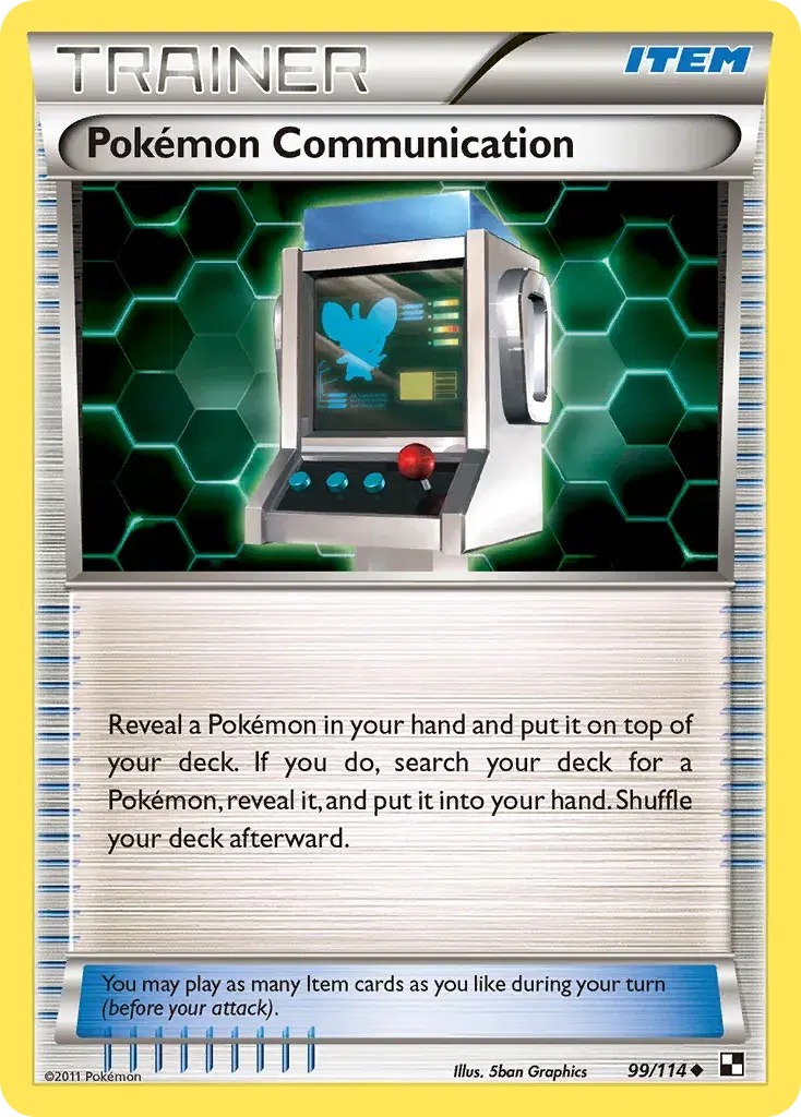 Pokémon Communication Black & White 99