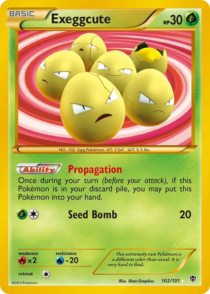 Exeggcute Plasma Blast 102