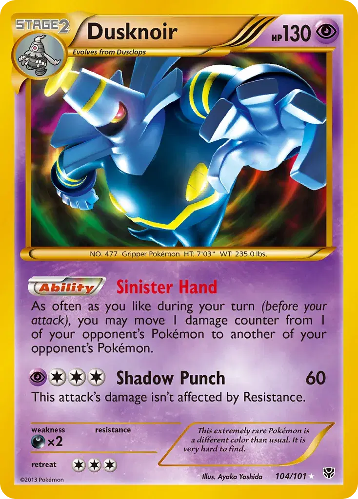 Dusknoir Plasma Blast 104