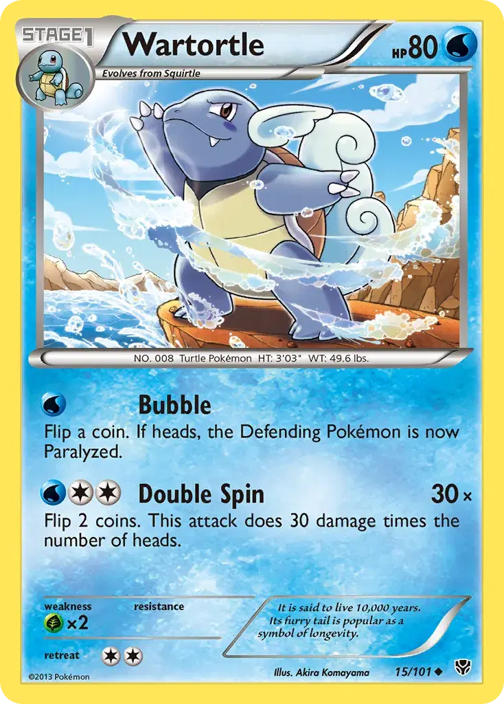Wartortle Plasma Blast 15
