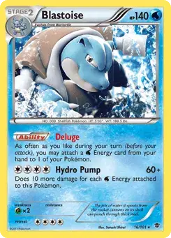 Blastoise Plasma Blast