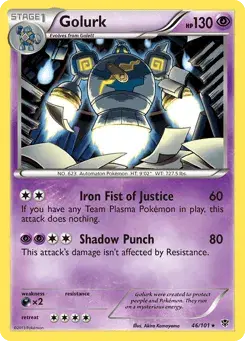 Golurk Plasma Blast
