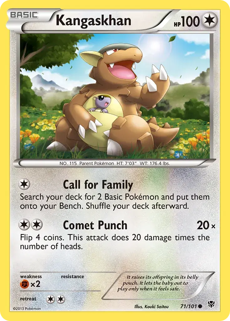 Kangaskhan Plasma Blast 71
