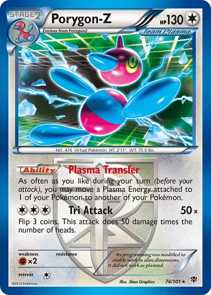 Porygon-Z Plasma Blast 74