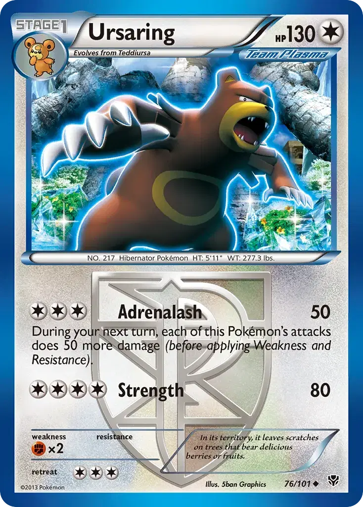Ursaring Plasma Blast 76