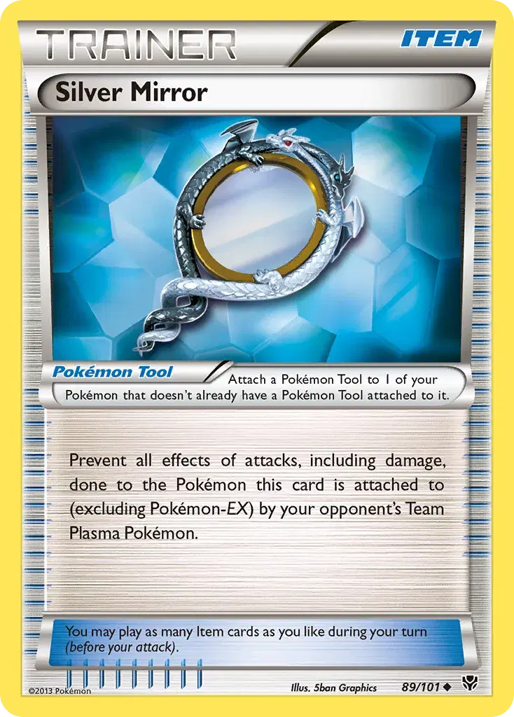 Silver Mirror Plasma Blast 89