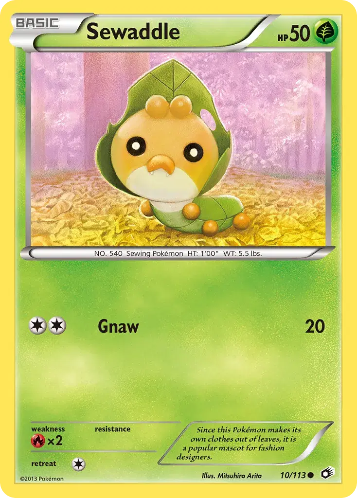 Sewaddle Legendary Treasures 10