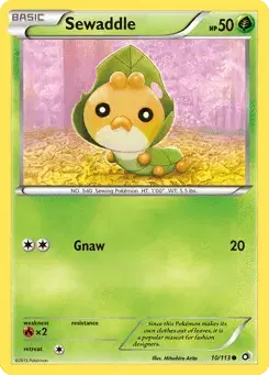 Sewaddle Legendary Treasures