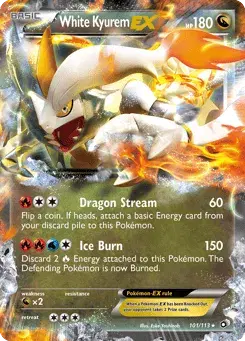 White Kyurem-EX Legendary Treasures