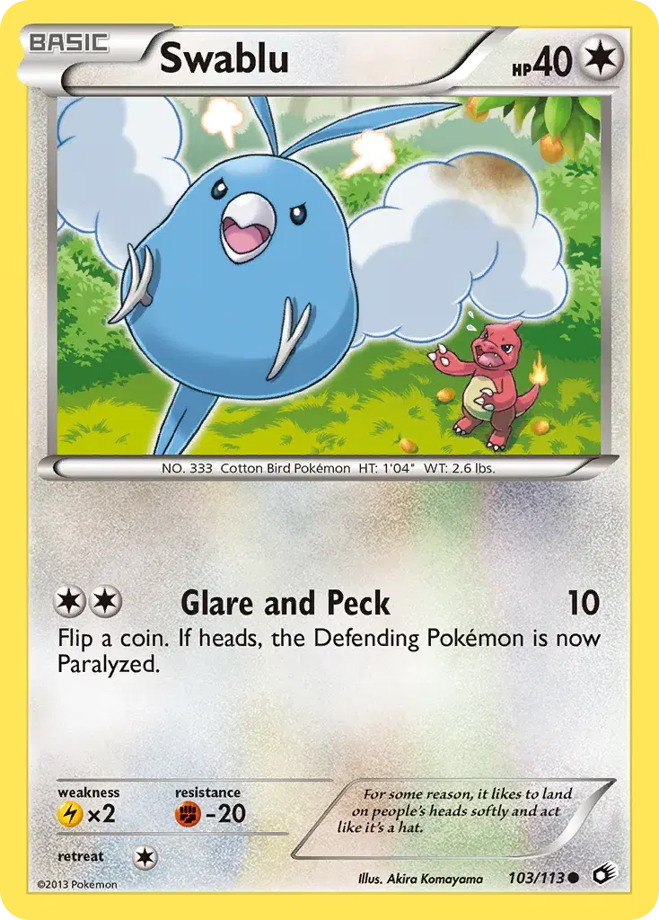 Swablu Legendary Treasures 103