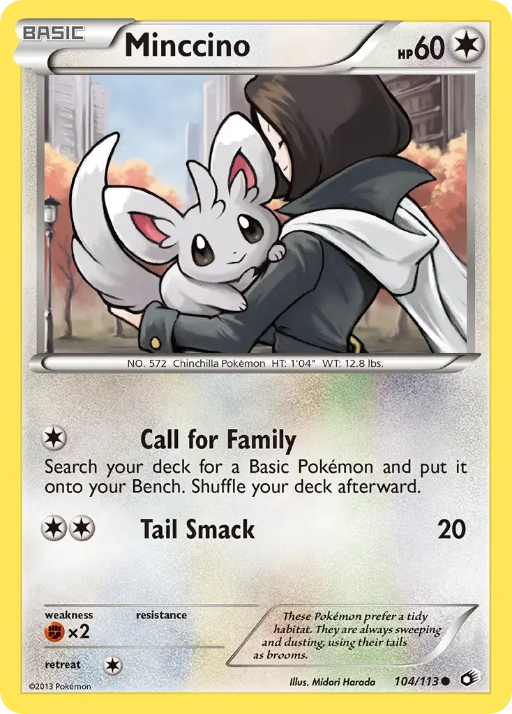 Minccino Legendary Treasures 104