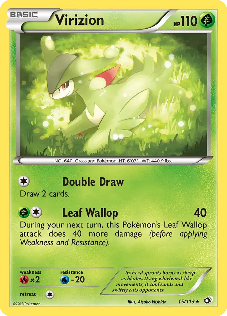 Virizion Legendary Treasures 15