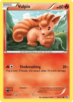 Vulpix Legendary Treasures