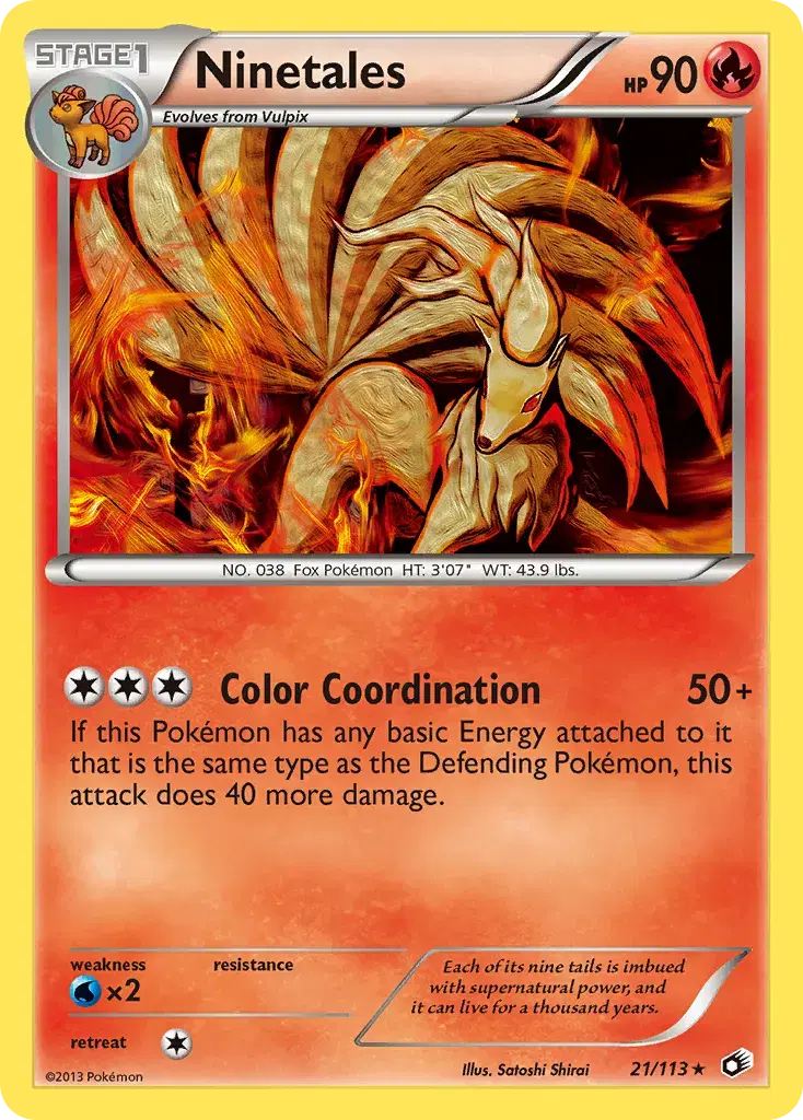 Ninetales Legendary Treasures 21