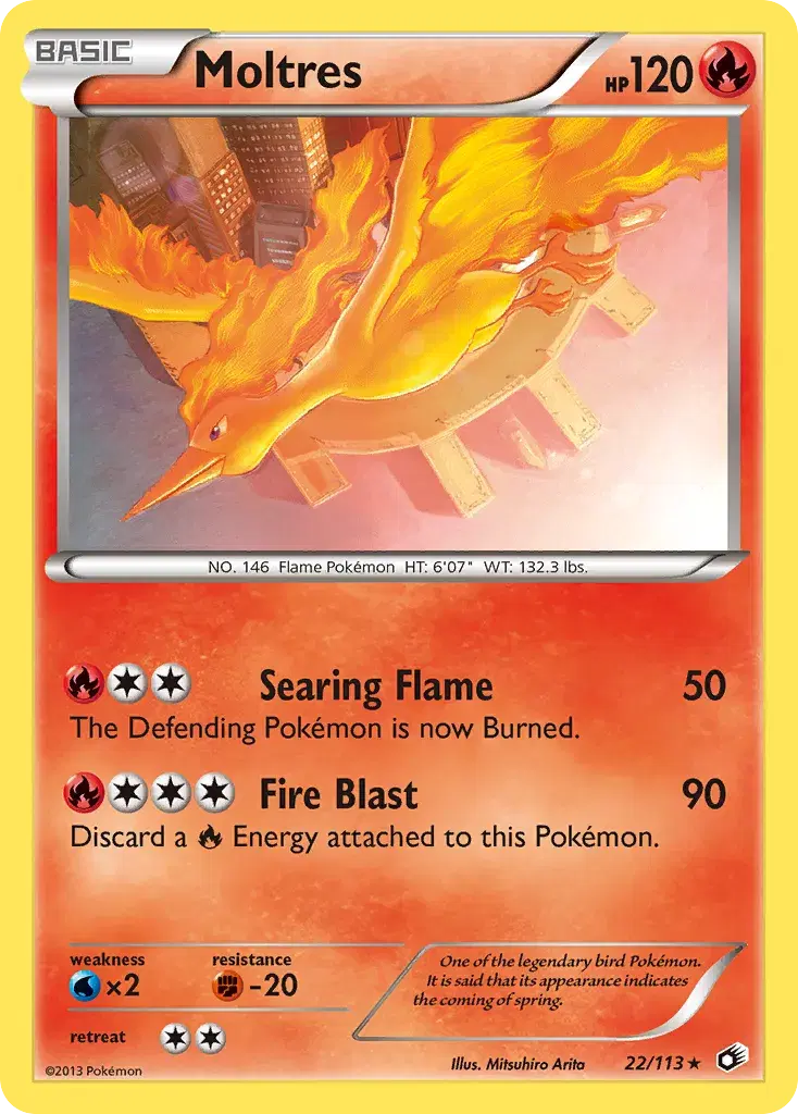 Moltres Legendary Treasures 22