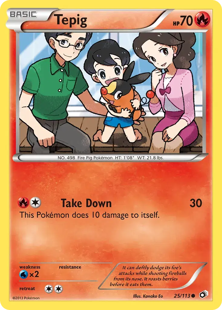 Tepig Legendary Treasures 25
