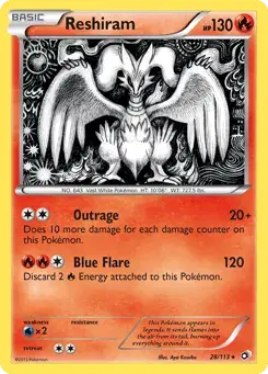 Reshiram Legendary Treasures