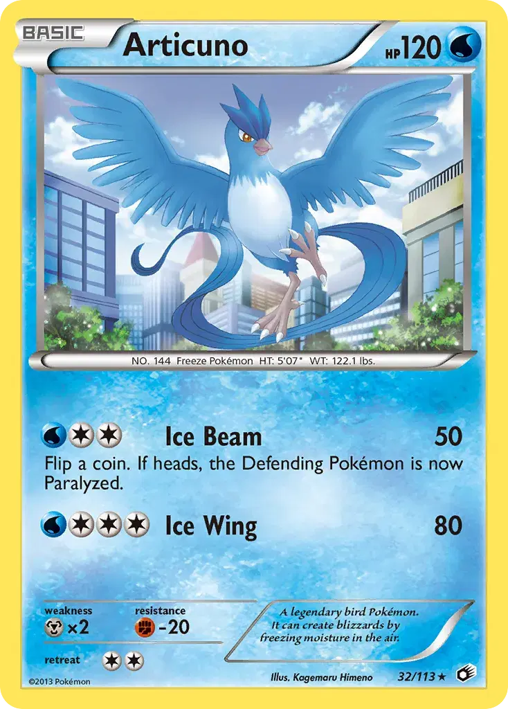 Articuno Legendary Treasures 32