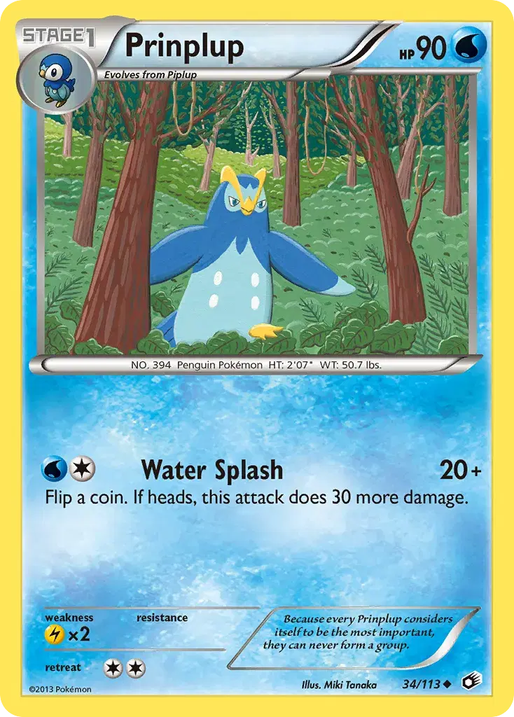 Prinplup Legendary Treasures 34