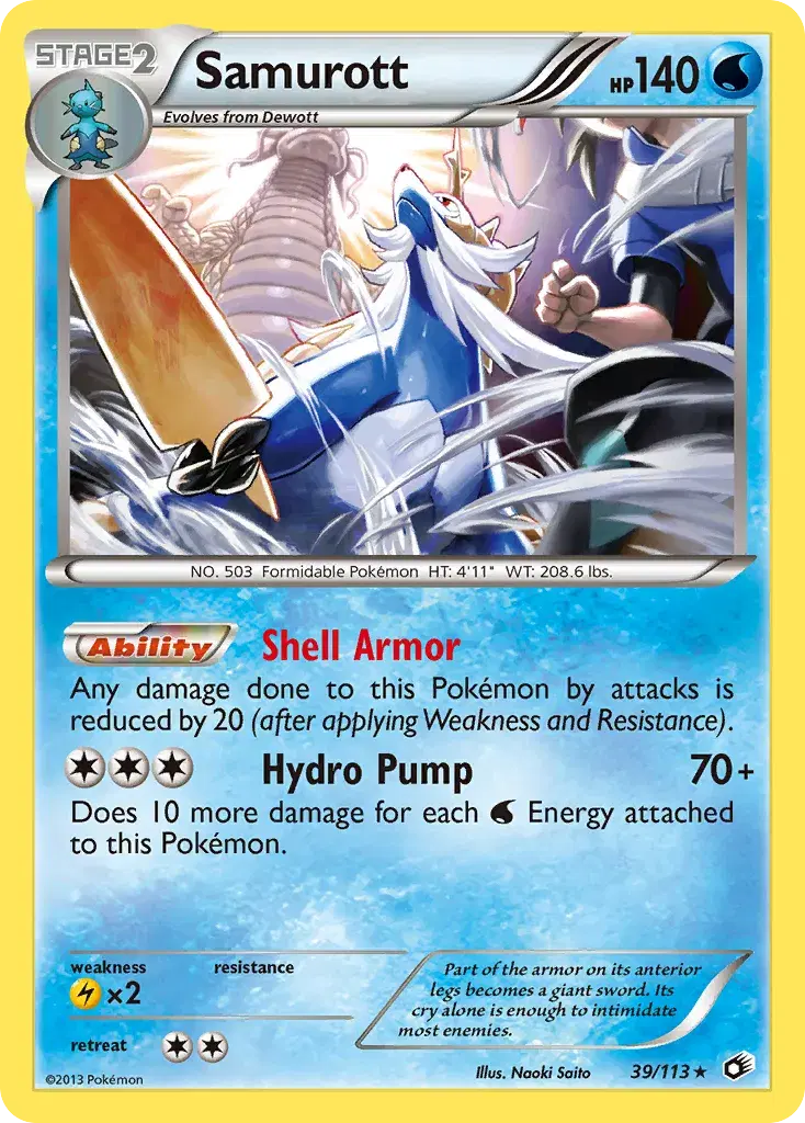 Samurott Legendary Treasures 39