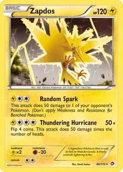 Zapdos Legendary Treasures