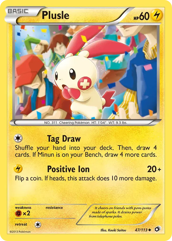 Plusle Legendary Treasures 47