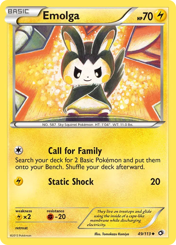 Emolga Legendary Treasures 49
