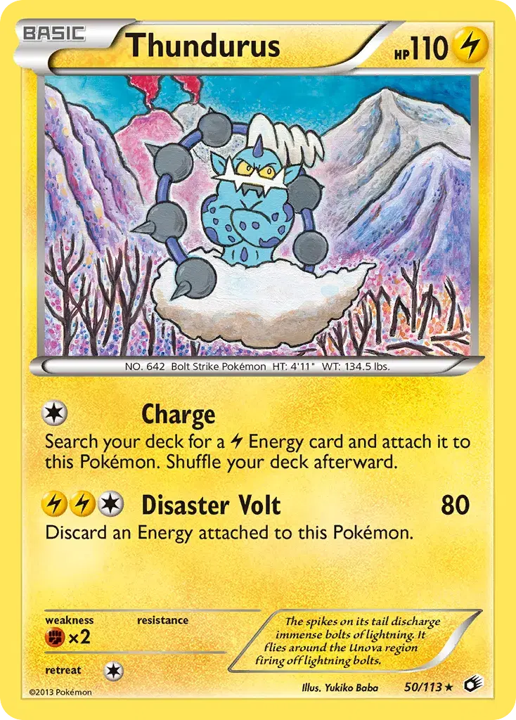 Thundurus Legendary Treasures 50