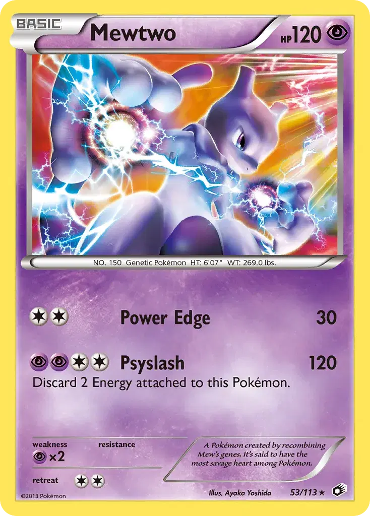 Mewtwo Legendary Treasures 53