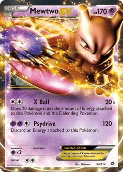 Mewtwo-EX Legendary Treasures