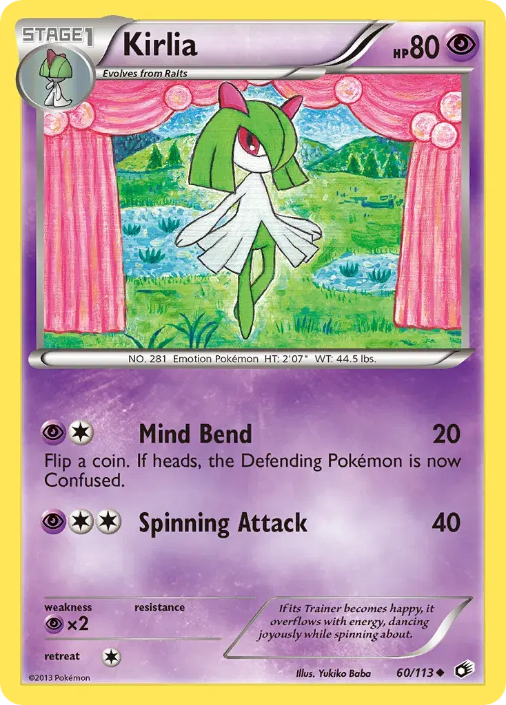 Kirlia Legendary Treasures 60