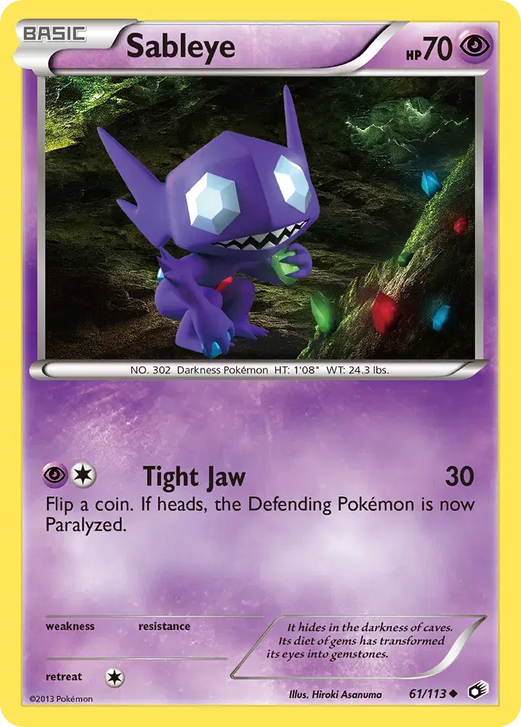 Sableye Legendary Treasures 61