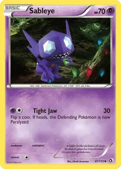 Sableye Legendary Treasures