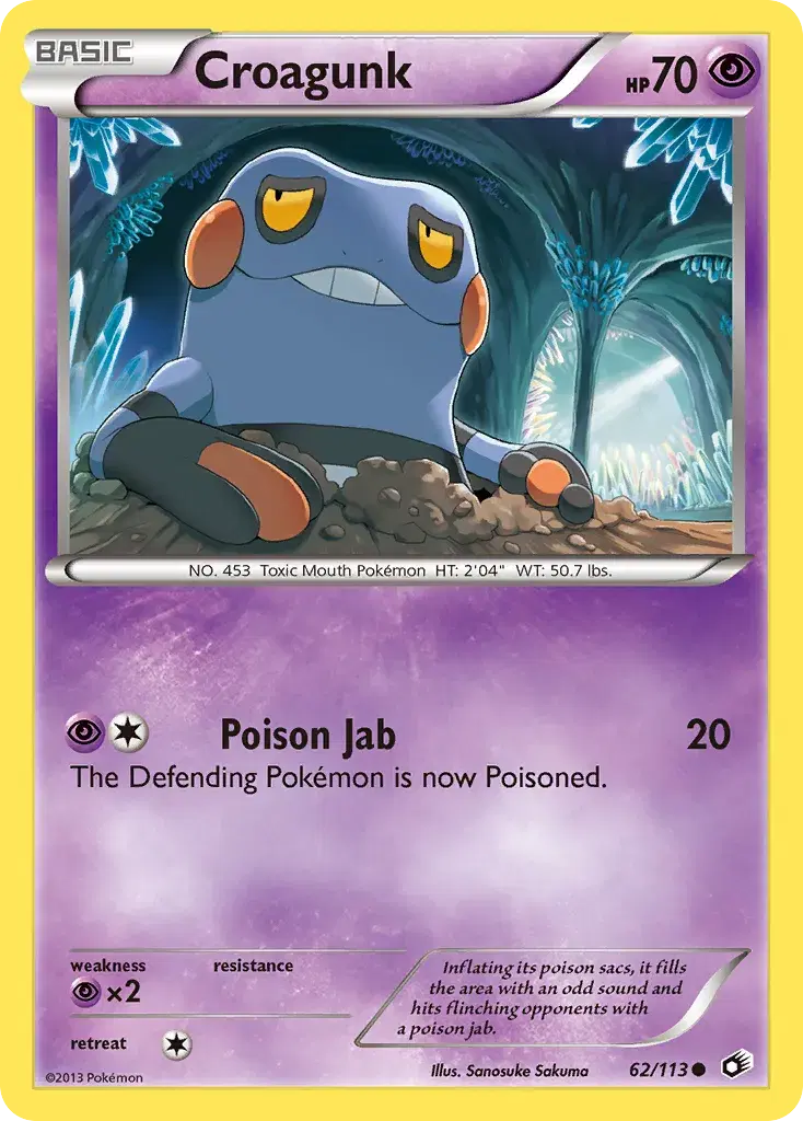 Croagunk Legendary Treasures 62