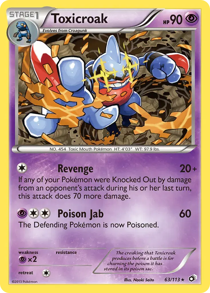 Toxicroak Legendary Treasures 63
