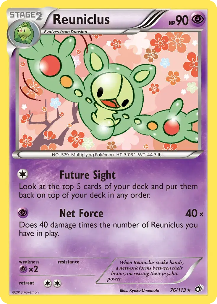 Reuniclus Legendary Treasures 76