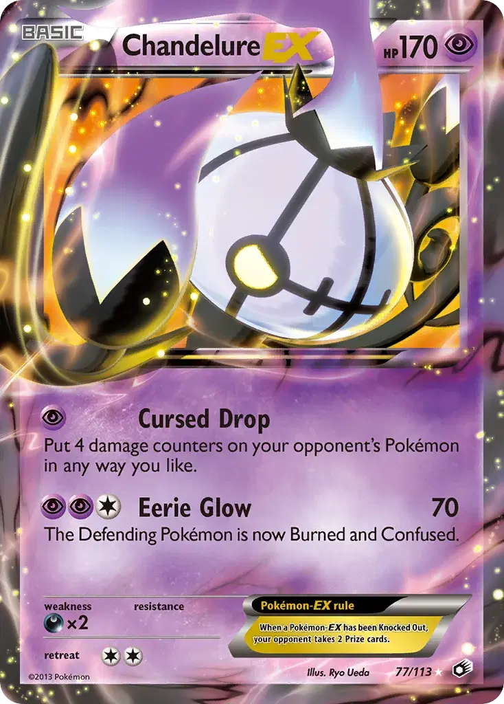 Chandelure-EX Legendary Treasures 77