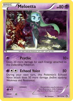 Meloetta Legendary Treasures