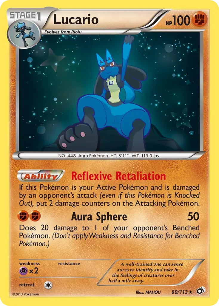 Lucario Legendary Treasures 80