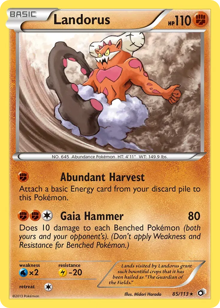 Landorus Legendary Treasures 85