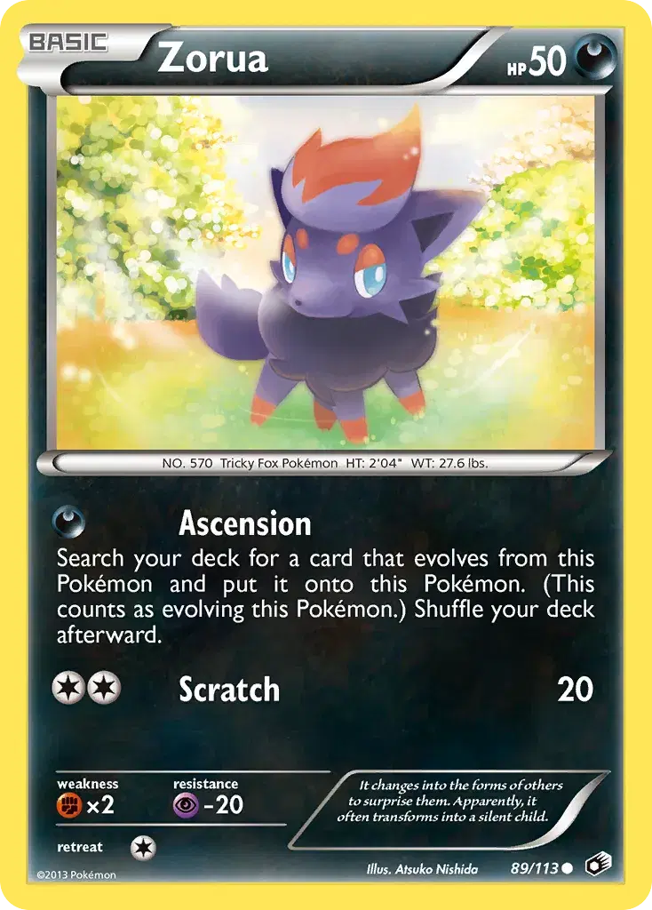 Zorua Legendary Treasures 89