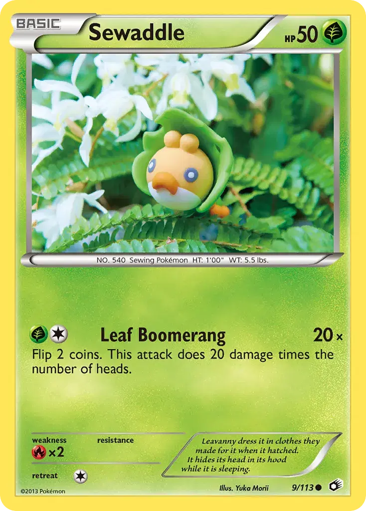 Sewaddle Legendary Treasures 9