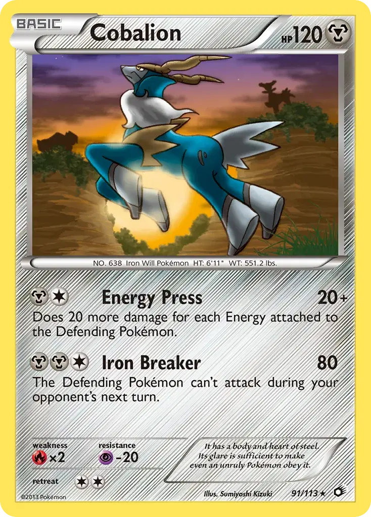 Cobalion Legendary Treasures 91