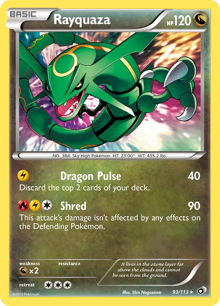 Rayquaza Legendary Treasures 93