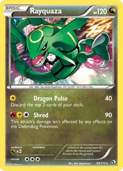 Rayquaza Legendary Treasures