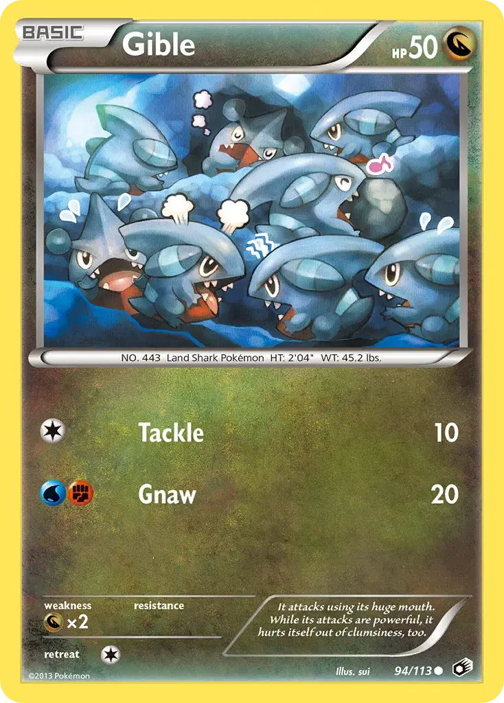 Gible Legendary Treasures 94